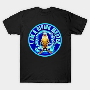 The diving master in otter T-Shirt